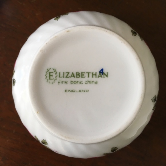 Vintage Bone China Sugar & Creamer Made in England Pink Roses 3-3/4" High - Picture 10 of 10